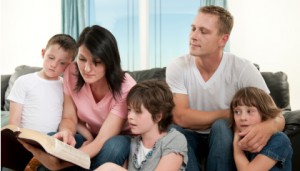 Bible-family-reading